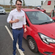 Jack Horgan posing with PASS certificate