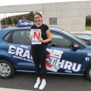 Kerri Hamill posing with PASS certificate